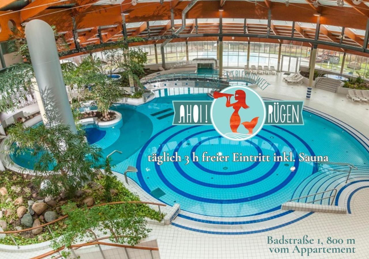 Das Appartement Inselliebe Ruegen Inkl Sauna Und 3H Taeglich Eintritt Ahoi Schwimmbad Sellin  Eksteriør bilde
